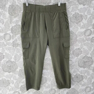 Eddie Bauer Women's PS Crop Cargo Pants Outdoor Army Green